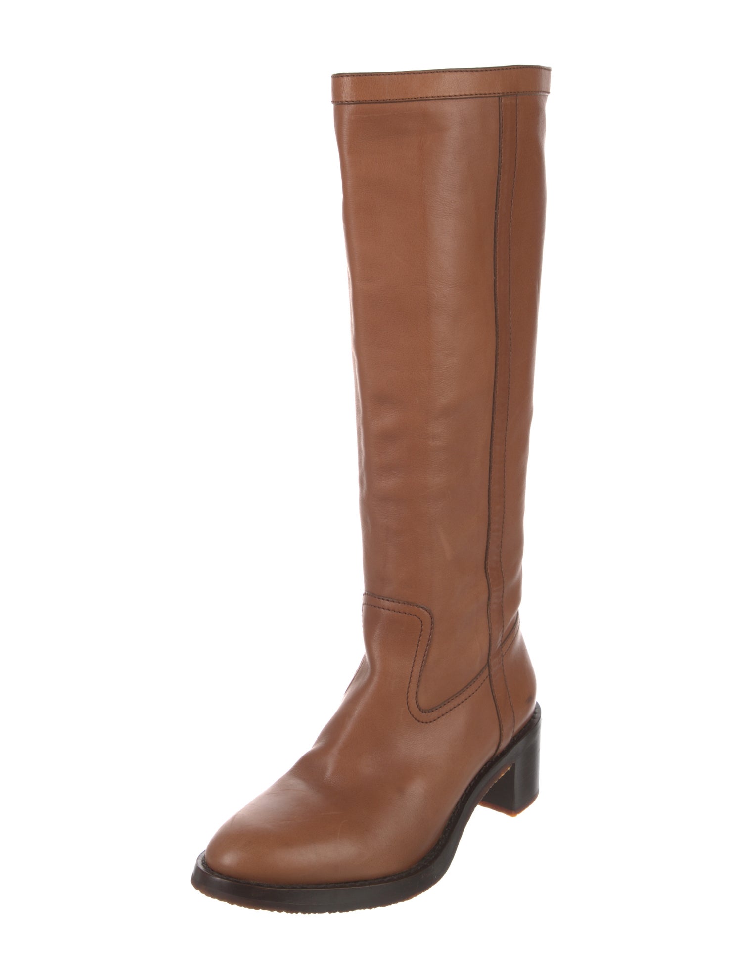 Celine Leather Riding Boots